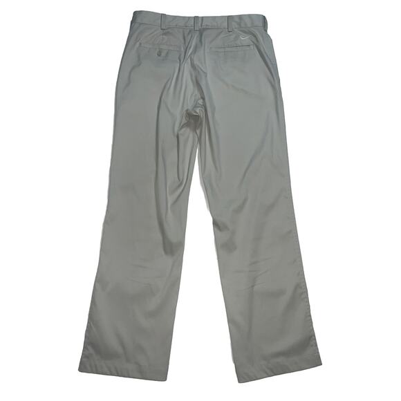 Nike Golf Dri Fit Pants Mens 32x30 Light Beige Bone Stretch Flat Front Logo READ - Picture 8 of 16